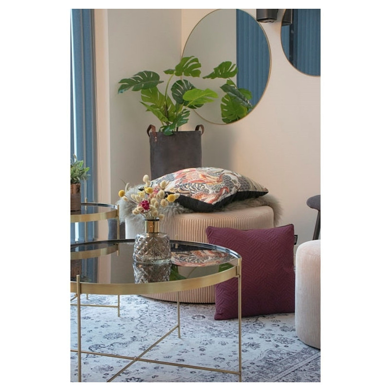 Lustro Jersey 80cm Złote - Intesi | Elegancki Design