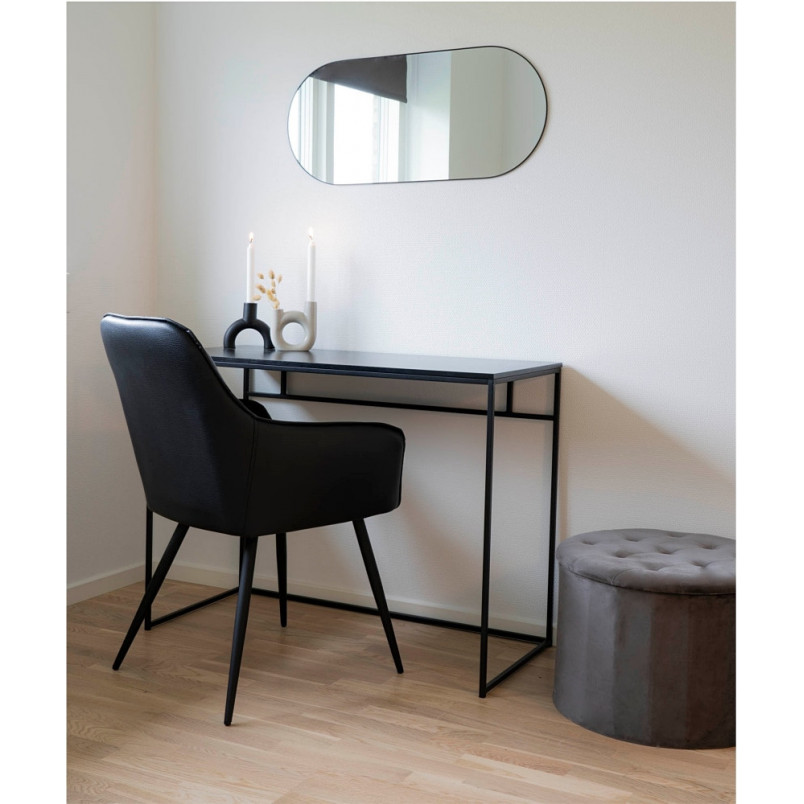 Lustro owalne Jersey 80x35cm czarne Intesi | Sklep z Lustrami