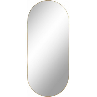 Lustro owalne Jersey 80x35cm złote Intesi - Elegancki dodatek