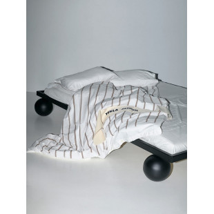 Łóżko metalowe designerskie Object089 180x200 czarne | NG Design