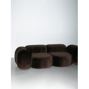 Sofa modułowa Object085 | NG Design - Brązowa, 220cm