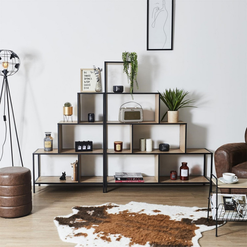 Regał loft Edison 120x30cm | Intesi - Stylowe przechowywanie