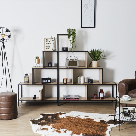 Regał loft Edison 120x30cm | Intesi - Stylowe przechowywanie