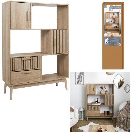 Regał Klaus 110x35cm Intesi - Naturalny design i funkcjonalność