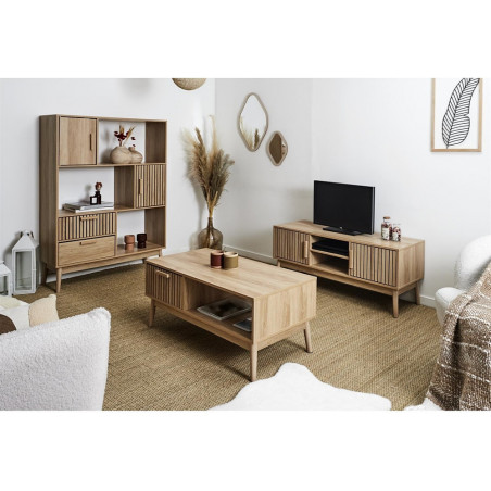 Regał Klaus 110x35cm Intesi - Naturalny design i funkcjonalność