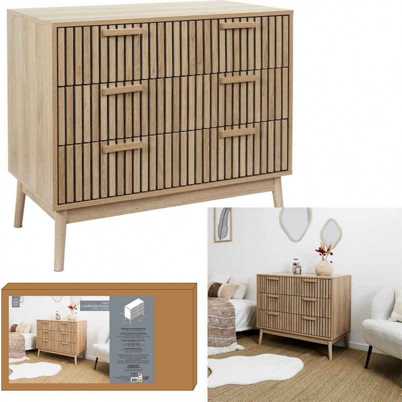 Komoda Klaus 90x49cm Intesi - Naturalny Design | Sklep z Meblami