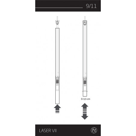 Lampa wisząca Laser VII multikolor | Nowodvorski - Kup online!