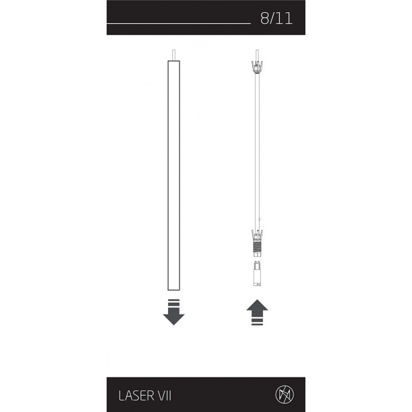 Lampa wisząca Laser VII multikolor | Nowodvorski - Kup online!