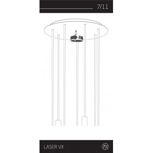 Lampa wisząca Laser VII multikolor | Nowodvorski - Kup online!