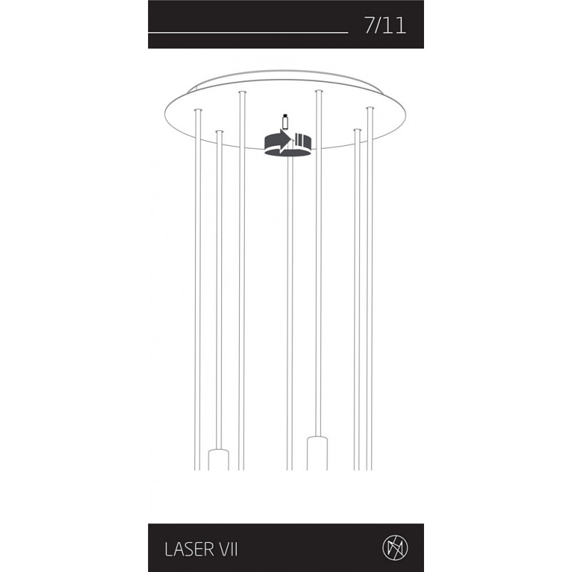 Lampa wisząca Laser VII multikolor | Nowodvorski - Kup online!