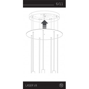 Lampa wisząca Laser VII multikolor | Nowodvorski - Kup online!