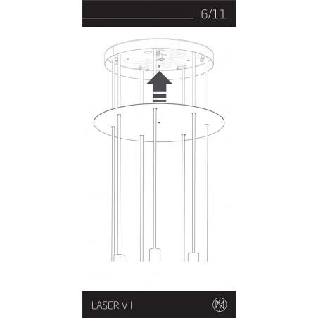 Lampa wisząca Laser VII multikolor | Nowodvorski - Kup online!