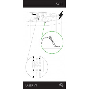Lampa wisząca Laser VII multikolor | Nowodvorski - Kup online!