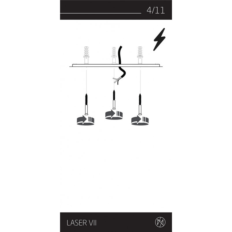 Lampa wisząca Laser VII multikolor | Nowodvorski - Kup online!