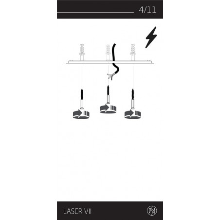 Lampa wisząca Laser VII multikolor | Nowodvorski - Kup online!