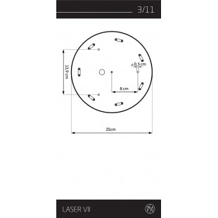 Lampa wisząca Laser VII multikolor | Nowodvorski - Kup online!