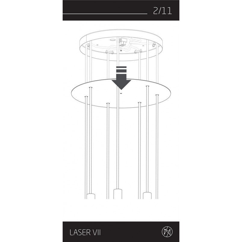 Lampa wisząca Laser VII multikolor | Nowodvorski - Kup online!