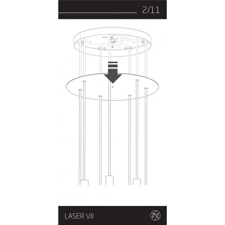 Lampa wisząca Laser VII multikolor | Nowodvorski - Kup online!