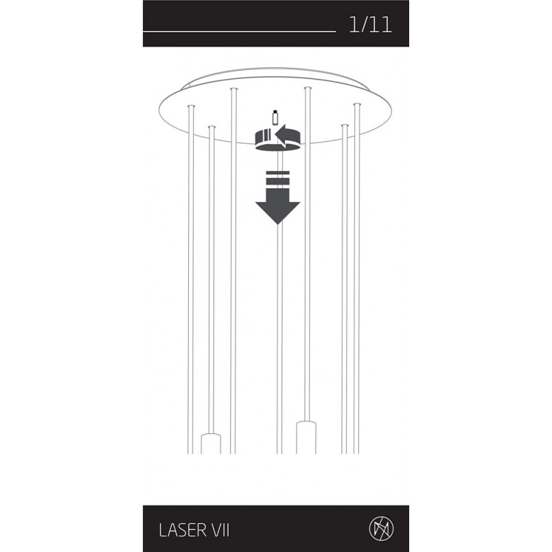 Lampa wisząca Laser VII multikolor | Nowodvorski - Kup online!
