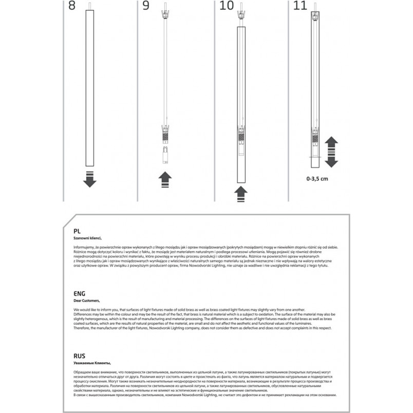 Lampa wisząca Laser X Nowodvorski - Multikolor | Nowoczesne oświetlenie