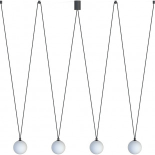 Lampa Wisząca Sling | 4 Szklane Kule | Nowodvorski