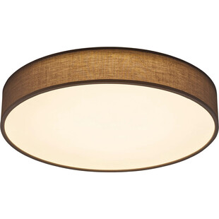 Plafon okrągły z abażurem Lugano 60 LED Popielaty marki Trio