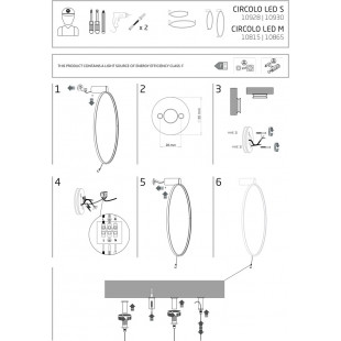 Kinkiet LED Circolo - Nowoczesny design, Nowodvorski