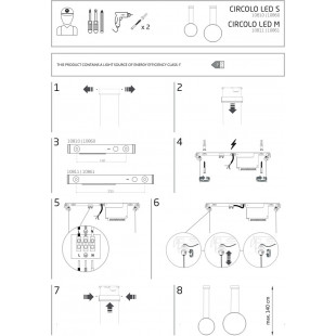 Lampa wisząca Circolo LED | Nowoczesna, czarna | Nowodvorski