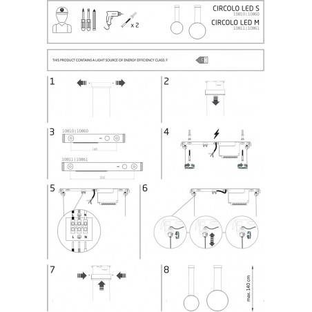 Lampa wisząca Circolo LED | Nowoczesna, czarna | Nowodvorski