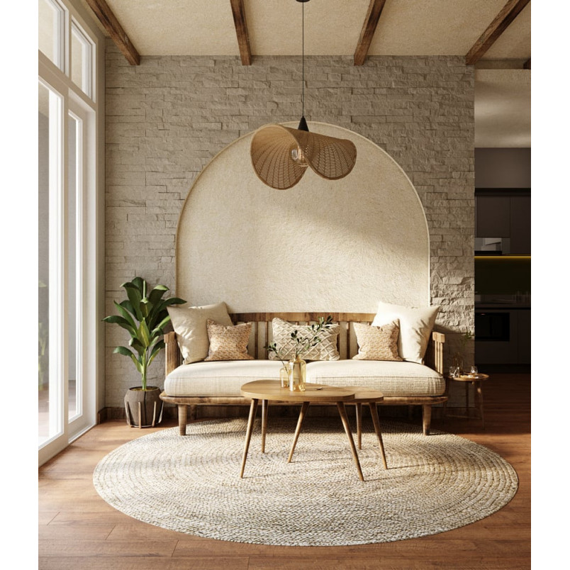 Lampa wisząca rattanowa boho Kosh 60cm | MaxLight