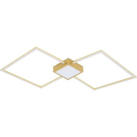Plafon LED Złoty Glamour Hex 100x56,5cm - ZumaLine