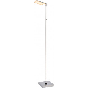 Lampa podłogowa ze ściemniaczem Aaron LED chromowana Lucide