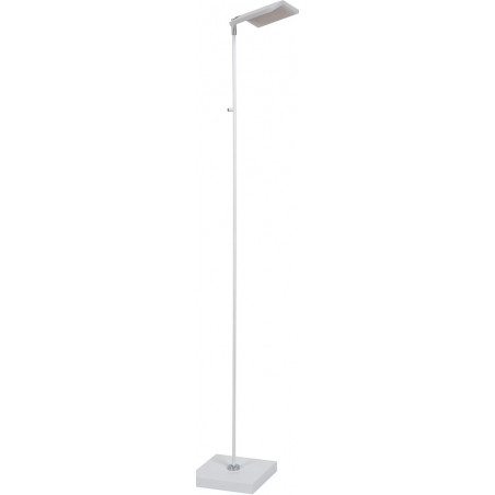 Lampa podłogowa LED Aaron | Ściemniacz, Biały | Lucide