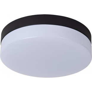 Plafon łazienkowy z czujnikiem ruchu Biskit LED 23cm 2700K IP44 biało-czarny Lucide