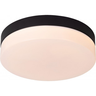 Plafon łazienkowy z czujnikiem ruchu Biskit LED 23cm 2700K IP44 biało-czarny Lucide
