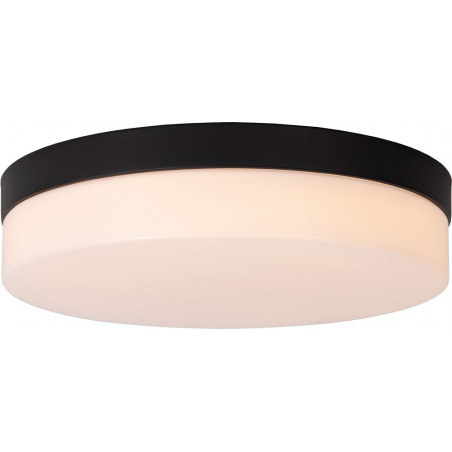 Plafon LED Biskit | Czarny, z czujnikiem ruchu | Lucide