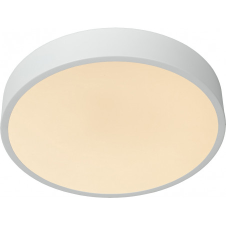 Plafon LED Unar 30cm - Ściemnialny, Biały | Lucide