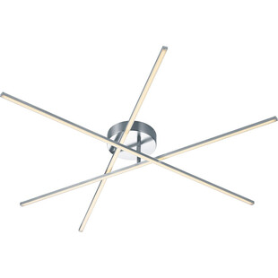 Lampa sufitowa nowoczesna Tiriac III LED Nikiel Mat marki Trio