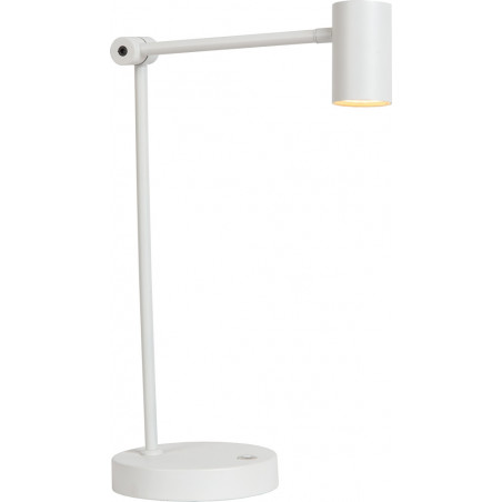 Lampa biurkowa LED Tipik - Ściemniacz, Biała | Lucide