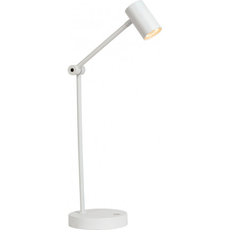 Lampa biurkowa LED Tipik - Ściemniacz, Biała | Lucide