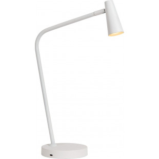 Lampa biurkowa ze ściemniaczem Stirling LED 2700K biała Lucide