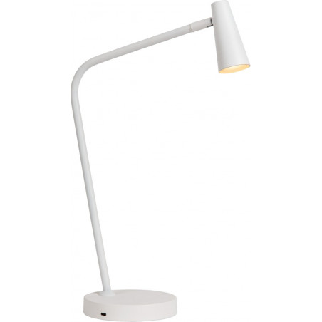 Lampa biurkowa LED Stirling biała | Lucide - Komfort i styl