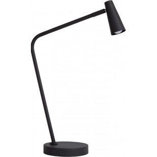 Lampa biurkowa ze ściemniaczem Stirling LED 2700K czarna Lucide