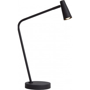 Lampa biurkowa ze ściemniaczem Stirling LED 2700K czarna Lucide