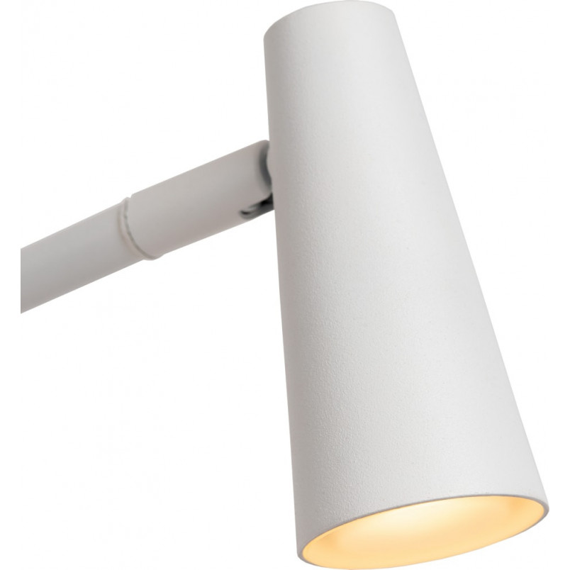 Lampa podłogowa LED Stirling | Ściemniacz, Biała | Lucide