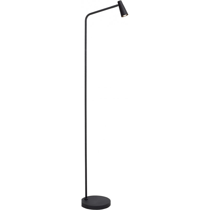Lampa podłogowa LED Stirling | Ściemniacz, Czarna | Lucide