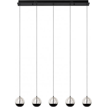 Lampa wisząca Sentubal Lucide | Szkło, LED, 5 punktów