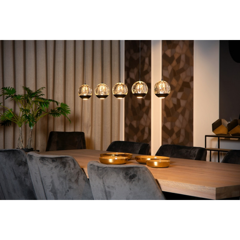 Lampa wisząca Sentubal Lucide | Szkło, LED, 5 punktów