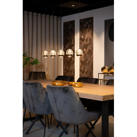 Lampa wisząca Sentubal Lucide | Szkło, LED, 5 punktów