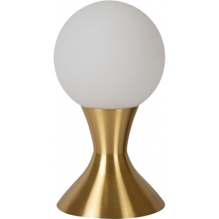 Lampa stołowa Moya - szklana kula retro | Lucide